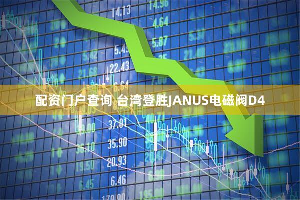 配资门户查询 台湾登胜JANUS电磁阀D4